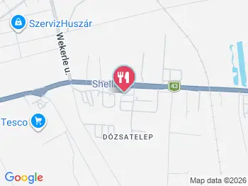 Shell Café Aradi 117 Makó a térképen