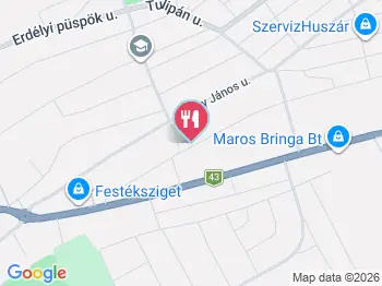 Szalon kocsma Makó a térképen