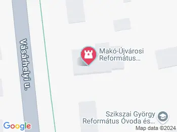 Újvárosi Református Templom Makó a térképen