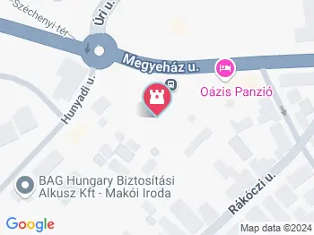 Városháza Makó a térképen