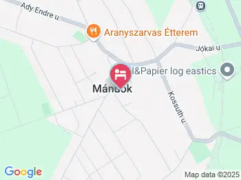 Forgách Kastély Mándok a térképen