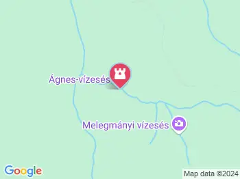 Ágnes-vízesés Mánfa a térképen