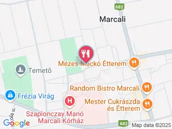 Helvécia Étterem Marcali a térképen