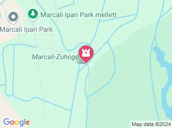 Marcali-zuhogó Marcali a térképen