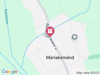 Máriakéméndi kegytemplom Máriakéménd a térképen