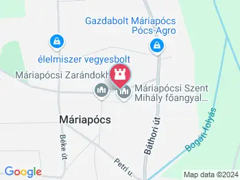 Máriapócsi fatemplom Máriapócs a térképen