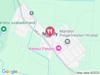 Hullámtér Vendéglő Mártély a térképen