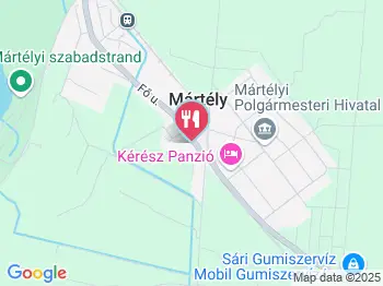 Lókötő Étterem és Pizzázó Mártély a térképen