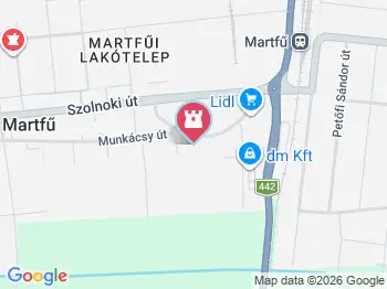 Martfűi Szent Tamás apostol templom Martfű a térképen