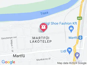 Parasztlázadás Martfű a térképen