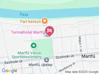 Termálhotel Martfű Martfű a térképen