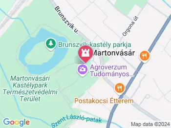 Brunszvik-kastély Martonvásár a térképen