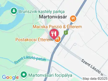 Kastély Cukrászda Martonvásár a térképen