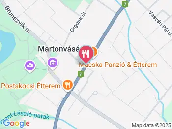 Levin Bisztró Martonvásár a térképen