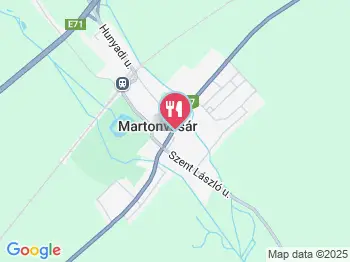 Macska Fogadó étterme Martonvásár a térképen