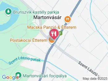 Napsugár Cukrászda Martonvásár a térképen