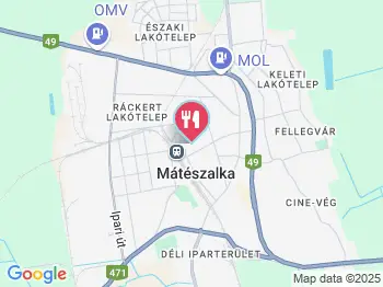 Bianco Étterem Mátészalka a térképen