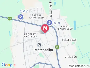 Kristály Panzió & Vendéglő Mátészalka a térképen