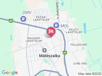 Kristály Panzió Mátészalka a térképen