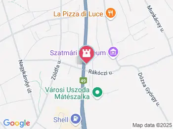 Mátészalka Városi Uszoda Mátészalka a térképen