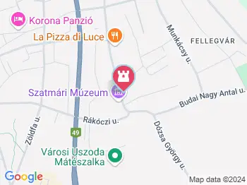 Szatmári Múzeum Mátészalka a térképen