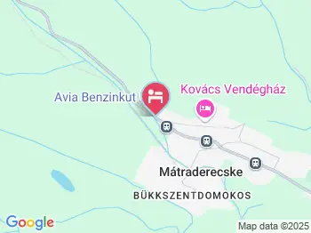 Két Vándor Fogadó Mátraderecske a térképen