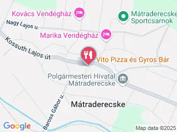 Vito Pizza és Gyros Bár Mátraderecske a térképen