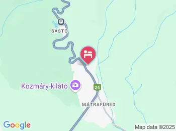 4 Évszak Erdeihotel Mátrafüred a térképen