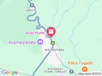 4 ÉVSZAK High-Tech Sportok Bázisa Mátrafüred a térképen