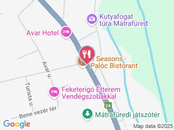 Avar Hotel Étterme Mátrafüred a térképen