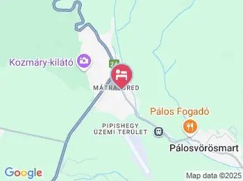 Cicáskacus Vendégház Mátrafüred a térképen