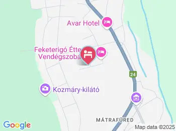 Diana Panzió Mátrafüred a térképen