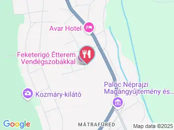 Feketerigó Étterem Mátrafüred a térképen