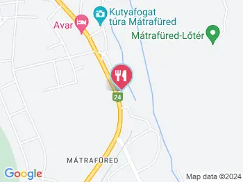 Fenyves Büfé Mátrafüred a térképen