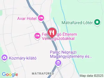 Grill Land Mátrafüred a térképen