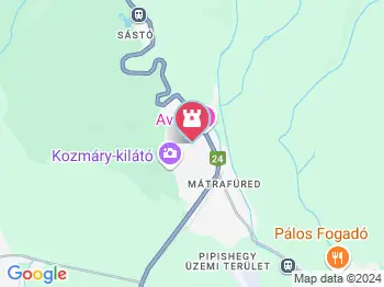 Mátrafüredi szánkópálya - Tarma-tető Mátrafüred a térképen