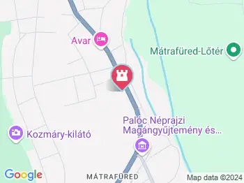 Mátrai Vénusz Mátrafüred a térképen