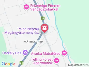 Palóc Néprajzi Magángyűjtemény és Babakiállítás Mátrafüred a térképen