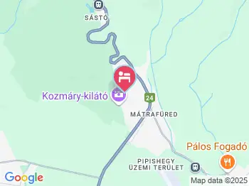 T.bor Vendégház Mátrafüred a térképen