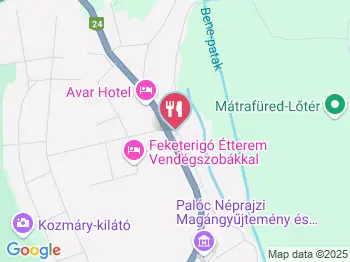 Tölgy Büfé Mátrafüred a térképen