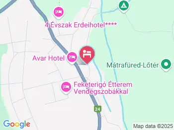 Tornyos Panzió Mátrafüred a térképen