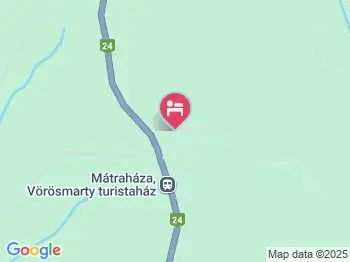 Hidasi Erdész Vendégház Mátraháza a térképen