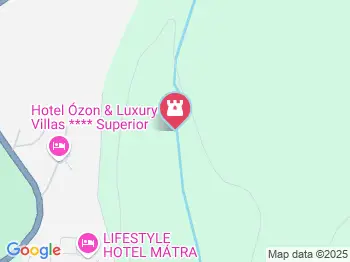 Kallók-völgye Mátraháza a térképen