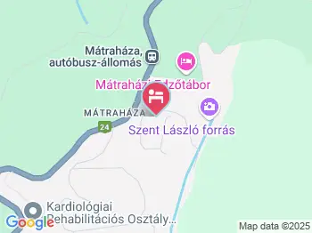 Mátraházi Edzőtábor Mátraháza a térképen