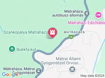 Mátraházi Szánkópálya Mátraháza a térképen