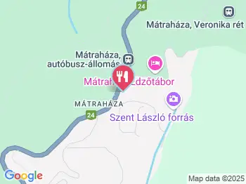 Tölgy Vendéglő Mátraháza a térképen