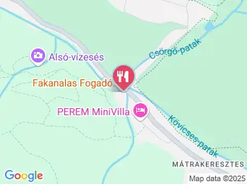 Fakanalas Fogadó Mátrakeresztes a térképen