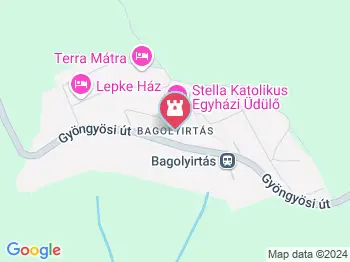 Bagolyirtás Szánkópálya Mátraszentimre a térképen