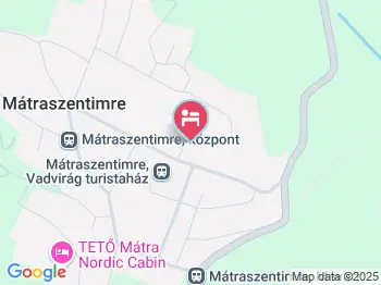 Darázshegyi Panzió Mátraszentimre a térképen