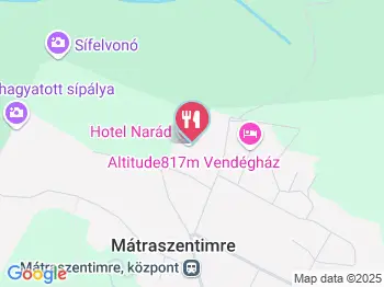 Hotel Narád & Park étterme Mátraszentimre a térképen